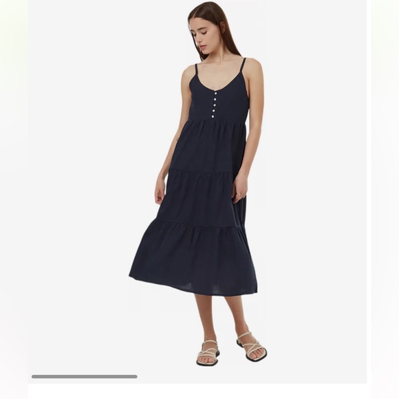 tentree Dresses & Skirts - tentree midnight blue tiered cami dress
